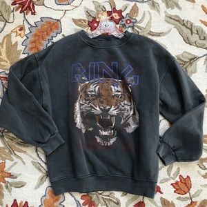 EUC Anine Bing Tiger Sweatshirt Large
